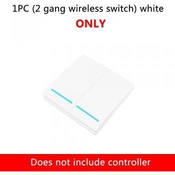 Interruptor Inalámbrico Inteligente SMATRUL 1/2/3 Gang RF 433Mhz con Control Remoto para Luz de Techo, Encendido y Apagado, ASK Ev1257