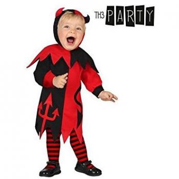 Disfraz Multicolor de Demonio para Bebés 0-6 Meses - Th3 Party (3 Piezas)