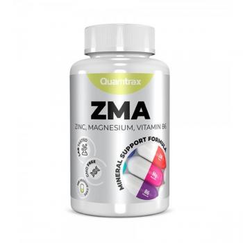 Quamtrax Essentials ZMA 100 caps - Suplemento dietético, fórmula de Zinc, Magnesio y Vitamina B6, ayuda a mejorar la calidad del sueño y el rendimiento deportivo, contiene 100 cápsulas