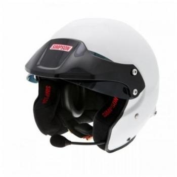 CASCO SIMPSON RALLY 8859 S - NEGRO CON VISERA HANS - ÚLTIMAS NOVEDADES