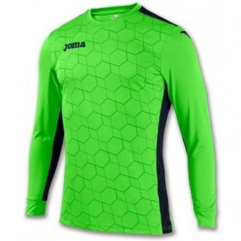 Joma - Camiseta portero derby ii verde flúor m/l para hombre