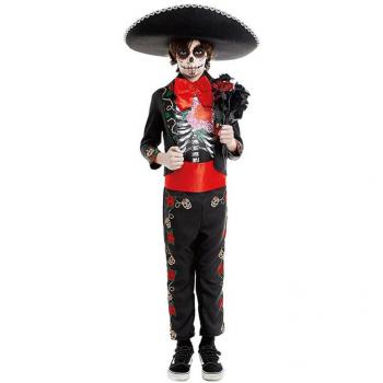 Disfraz de Señor Catrin Día de los Muertos para niño