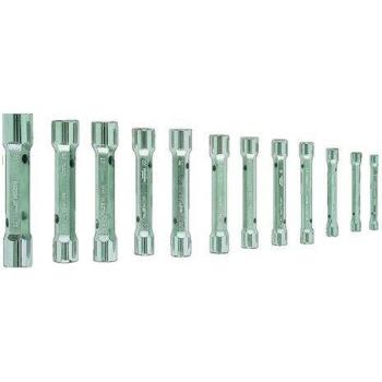 Bahco 27M/8 - Jgo Llave Tubo 2 Bocas 8 Pzas