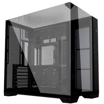 Torre E-ATX Lian Li O11 Vision Compact - Aluminio y Vidrio Templado, Color Negro