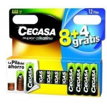 CEGASA pila alcalina AAA LR3 blíster 12 uds