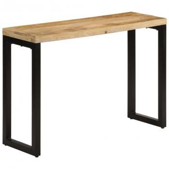 Mesa Consola 110x35x76 cm en Madera Maciza de Mango Rugosa