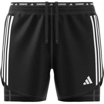 Adidas Men's 2-in-1 Running Shorts Own the Run 3 Stripes Black