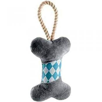 Peluche para perros Hunter Salima Hueso Gris 18 cm