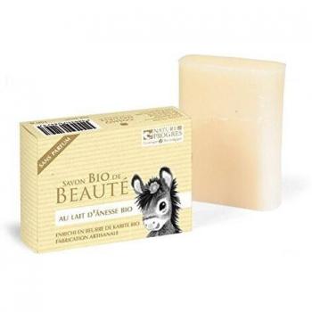 Jabón Bio de Leche de Burra Sin Perfume con Aceite de Manteca de Karité 100 g Unisex