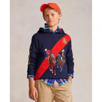 Sudadera de niño Polo Ralph Lauren multicolor con estampado de caballos