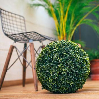 Esfera decorativa boj otoñal Ø28 cm