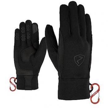 Guantes Ziener Gusty Touch para Montaña, Hombre, Color Negro, Talla 8.5