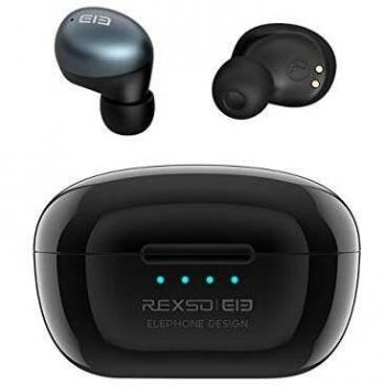 ELEPHONE Auriculares Inalámbricos Bluetooth 5.0, Mini TWS Cascos In-Ear, IPX5 Impermeable Auriculares Deportivos Estéreo con Estuche de Carga Type-C, Control Tactil, para iOS y Android