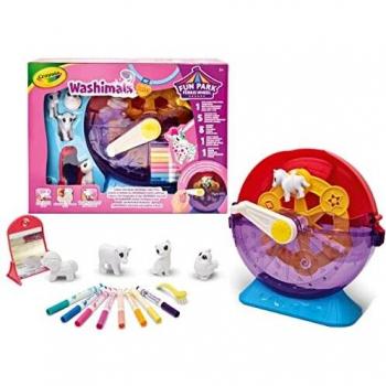 Crayola Washimals - Súper Set Noria Gira y Baño con 5 mascotas