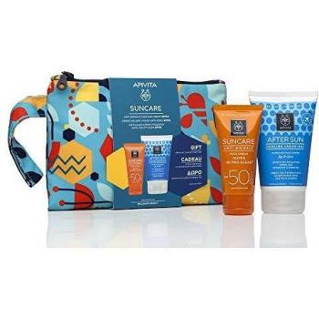 APIVITA SUNCARE Crema Facial Antiarrugas SPF50 + Regalo Aftersun 100ml + Regalo Neceser