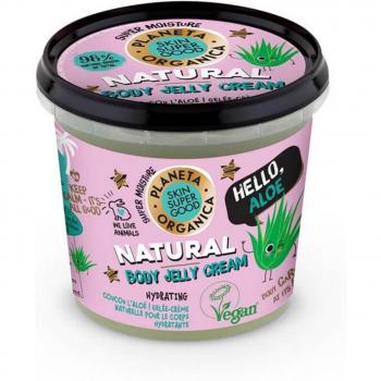 Planeta Organica Skin Super Good Natural Body Jelly Cream Hello Aloe 360ml