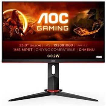 AOC Monitor Gaming 24G2AE- 24 Full HD, 144Hz, 1ms, IPS, FreeSync Premium,