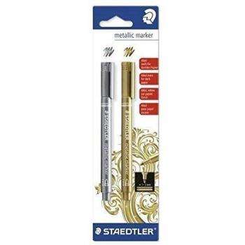 STAEDTLER – 2 rotuladores metálicos