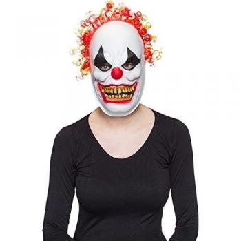 ORLOB Fasching Halloween máscara Horror Payaso con Pelo