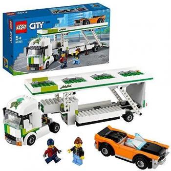LEGO City Car Transporter 60305 - Kit de construcción para niños, juego de juguete para niños