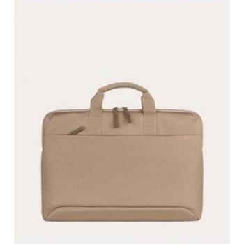 Bolsa Tucano Smilza Superdelgada 15.6 Beige-Kaki para Notebook y MacBook Pro