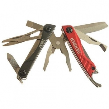 Gerber - Multiherramienta plegable de bolsillo, color rojo