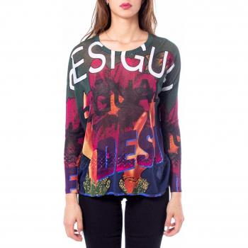 Desigual Suéter Mujer Large Verde