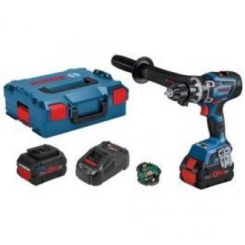 Bosch Professional Atornillador Taladrador de Percusión a Batería GSB 18V-150 C con 2x Baterías ProCORE18V 8.0Ah en L-BOXX -