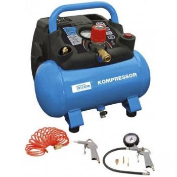 Compresor de aire portátil sin aceite Güde Airpower 190/8/6 - 6L con accesorios