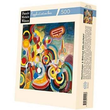 Puzzle 500 piezas Homenaje a Blériot de Robert Delaunay - Michele Wilson