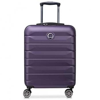 Maleta DELSEY Air Armour Cabina Rígida Slim 55x40x20 cm 34L Púrpura Oscuro