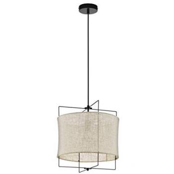 Lámpara Colgante EGLO Bridekirk, E27, Sin Bombilla, Diseño Cilíndrico, Ø 40cm