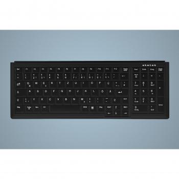 Teclado USB QWERTY Inglés Activo AK-7000 Negro