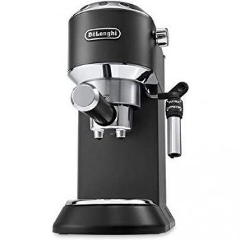 Cafetera Espresso De'Longhi Dedica EC695.BK - 15 Bar, Buse Vapor, Compacta y Eléctrica en Negro