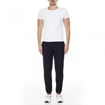 Pantalones de Deporte Casuales para Hombre Armani Exchange - Jogger de Felpa Azul Marino con Bolsillos y Logotipo, Talla M