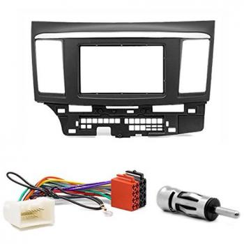 CARAV 08-006-30-6 2-DIN Marco de plástico para Radio Adaptador Dash rodeado Trim Kit de instalación