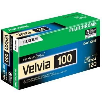 1x5 Fujifilm Velvia 100 120 Neu