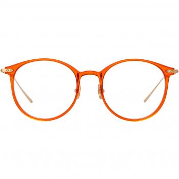 Linda Farrow GRAY LF02A Asian Fit C19 Men's Eyeglasses Clear Size 51 - Frame Only, Blue Light Block Available