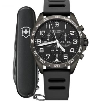 Victorinox Reloj de hombre Fieldforce V241926.1 de caucho con correa negra