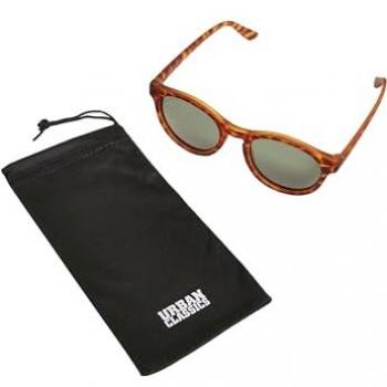 Urban Classics Sunrise UC Unisex Sunglasses - Brown Leo/Green
