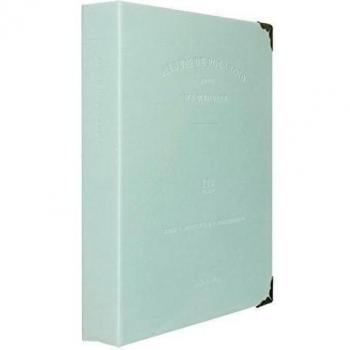 [Fujifilm Instax Mini Álbum de Foto] Woodmin 120 bolsillo de la Bobina PU Álbum de Fotos de Películas Polaroid 3 Pulgadas Nombre Tarjeta Holder Libr.（azul）.