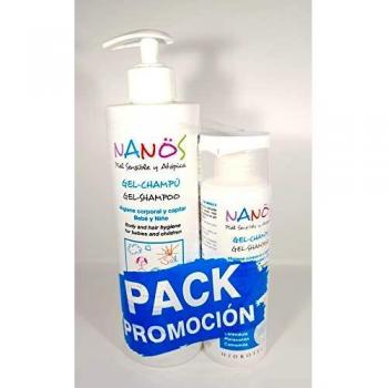 NANOS GEL- CHAMPÚ. PIEL SENSIBLE Y ATÓPICA PACK PROMOCION 500ML + 200ML