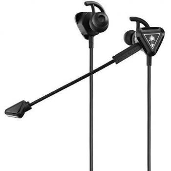 Turtle Beach Battle Buds In-Ear Gaming Headset for Mobile Gaming, Nintendo Switch, Xbox One, PS4 & PS5 - Black/Silver