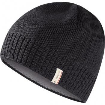 Gorro Vaude Edo III Unisex Negro con Interior de Fleece Suave