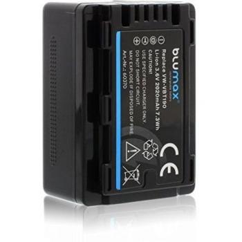 Batería Blumax VW-VBT190 Compatible con cámaras Digitales de Panasonic 2020mAh 3,6V 7,3Wh más Capacidad Que la batería Original