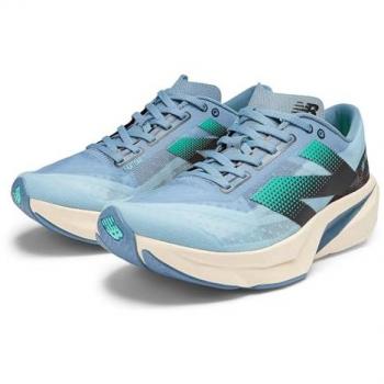 New Balance FuelCell Rebel V4 Men's Running Shoes - Blue/Black/Green, Size 41.5