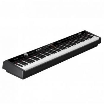 NUX NPK-20 Black Portable Digital Piano with 88 Touch Sensitive Keys and Bluetooth Compatibility