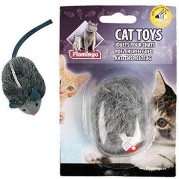 Ratón de Peluche con Sonido para Gatos