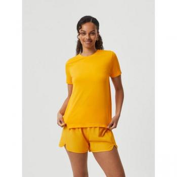 Björn Borg Men's Yellow T-Shirt, Size M