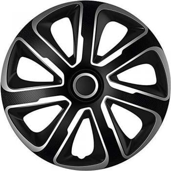 Tapacubos AutoStyle PP 5305SB - Protecciones de rueda de plástico, diseño moderno y fácil instalación